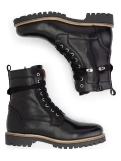 Leren Boots "Kvinlog" Zwart -Gstar Kleding Winkel travelin leren boots kvinlog zwart 3