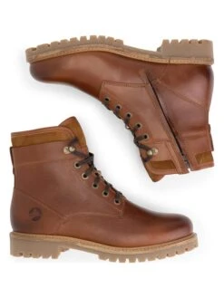 Leren Boots "Langesund" Lichtbruin -Gstar Kleding Winkel travelin leren boots langesund lichtbruin 3
