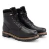 Leren Boots "Langesund" Zwart -Gstar Kleding Winkel travelin leren boots langesund zwart