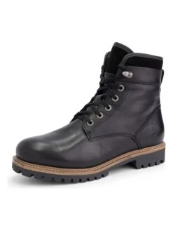 Leren Boots "Langesund" Zwart -Gstar Kleding Winkel travelin leren boots langesund zwart 6