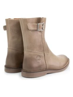Leren Boots "Lannion" Beige -Gstar Kleding Winkel travelin leren boots lannion beige 1