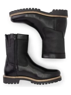 Leren Boots "Mygland" Zwart -Gstar Kleding Winkel travelin leren boots mygland zwart 3