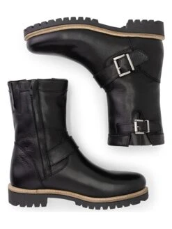 Leren Boots "Silkeborg" Zwart -Gstar Kleding Winkel travelin leren boots silkeborg zwart 3