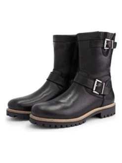 Leren Boots "Silkeborg" Zwart -Gstar Kleding Winkel travelin leren boots silkeborg zwart 5
