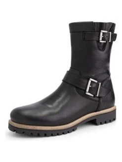 Leren Boots "Silkeborg" Zwart -Gstar Kleding Winkel travelin leren boots silkeborg zwart 6