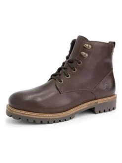 Leren Boots "Stalon" Bruin -Gstar Kleding Winkel travelin leren boots stalon bruin 6