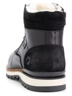 Leren Boots "Sund" Zwart -Gstar Kleding Winkel travelin leren boots sund zwart 2