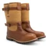 Leren Boots "Sweden" Cognackleurig