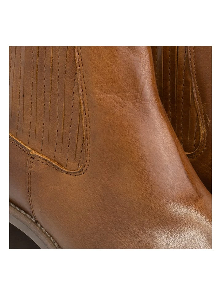 Leren Chelseaboots "Carantec" Lichtbruin 13 Leren Chelseaboots "Carantec" Lichtbruin - Afbeelding 11