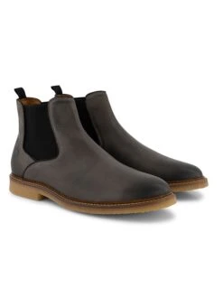 Leren Chelseaboots "Glasgow" Grijs -Gstar Kleding Winkel travelin leren chelseaboots glasgow grijs 2