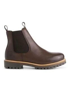 Leren Chelseaboots "Randers" Bruin -Gstar Kleding Winkel travelin leren chelseaboots randers bruin 1