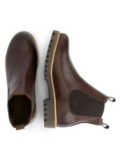 Leren Chelseaboots "Randers" Bruin -Gstar Kleding Winkel travelin leren chelseaboots randers bruin 2