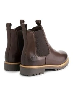 Leren Chelseaboots "Randers" Bruin -Gstar Kleding Winkel travelin leren chelseaboots randers bruin 3