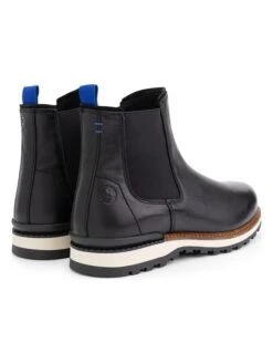 Leren Chelseaboots "Ravik" Zwart -Gstar Kleding Winkel travelin leren chelseaboots ravik zwart 1