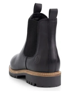 Leren Chelseaboots "Rosseland" Zwart -Gstar Kleding Winkel travelin leren chelseaboots rosseland zwart 7