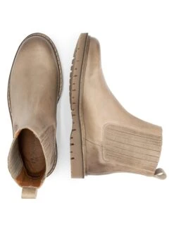 Leren Chelseaboots "Ruca" Taupe -Gstar Kleding Winkel travelin leren chelseaboots ruca taupe 4