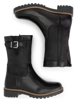 Leren Laarzen "Gyland" Zwart -Gstar Kleding Winkel travelin leren laarzen gyland zwart 3