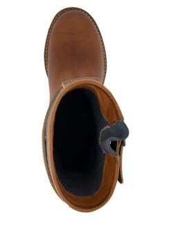 Leren Laarzen "Konstanz" Lichtbruin/donkerblauw -Gstar Kleding Winkel travelin leren laarzen konstanz lichtbruin donkerblauw 3