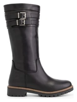 Leren Laarzen "Solstad" Zwart -Gstar Kleding Winkel travelin leren laarzen solstad zwart 2