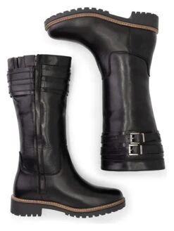 Leren Laarzen "Solstad" Zwart -Gstar Kleding Winkel travelin leren laarzen solstad zwart 3