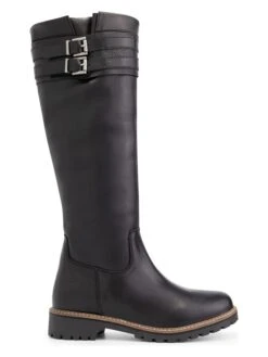 Leren Laarzen "Stavanger" Zwart -Gstar Kleding Winkel travelin leren laarzen stavanger zwart 2