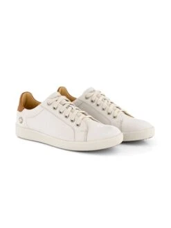 Leren Sneakers "Metz" Crème -Gstar Kleding Winkel travelin leren sneakers metz creme 2