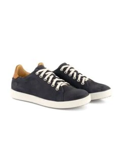 Leren Sneakers "Metz" Donkerblauw -Gstar Kleding Winkel travelin leren sneakers metz donkerblauw 2