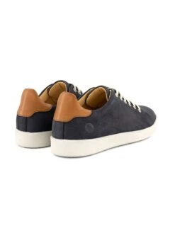 Leren Sneakers "Metz" Donkerblauw -Gstar Kleding Winkel travelin leren sneakers metz donkerblauw 3