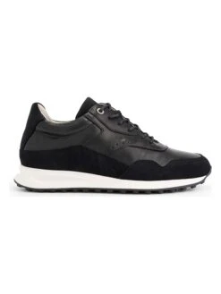 Leren Sneakers "Rennes" Zwart -Gstar Kleding Winkel travelin leren sneakers rennes zwart 2