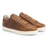 Leren Sneakers "Vannes" Lichtbruin -Gstar Kleding Winkel travelin leren sneakers vannes lichtbruin