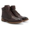 Leren Veterschoenen "Claypole" Bruin -Gstar Kleding Winkel travelin leren veterschoenen claypole bruin