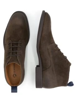 Leren Veterschoenen Donkerbruin -Gstar Kleding Winkel travelin leren veterschoenen donkerbruin 5