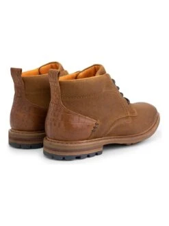 Leren Veterschoenen "Fulbeck" Lichtbruin -Gstar Kleding Winkel travelin leren veterschoenen fulbeck lichtbruin 1