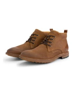 Leren Veterschoenen "Fulbeck" Lichtbruin -Gstar Kleding Winkel travelin leren veterschoenen fulbeck lichtbruin 5