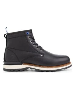 Leren Veterschoenen "Mosvoll" Zwart -Gstar Kleding Winkel travelin leren veterschoenen mosvoll zwart 2