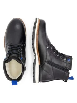 Leren Veterschoenen "Mosvoll" Zwart -Gstar Kleding Winkel travelin leren veterschoenen mosvoll zwart 3