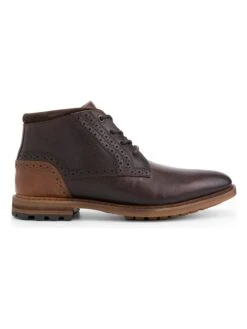 Leren Veterschoenen "Welbourn" Bruin -Gstar Kleding Winkel travelin leren veterschoenen welbourn bruin 2