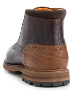 Leren Veterschoenen "Welbourn" Bruin -Gstar Kleding Winkel travelin leren veterschoenen welbourn bruin 3