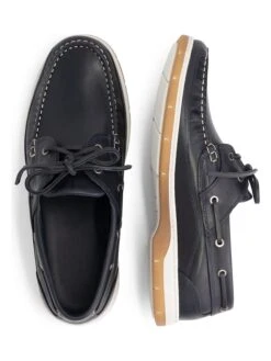 Mocassins "Seaton" Zwart -Gstar Kleding Winkel travelin mocassins seaton zwart 3