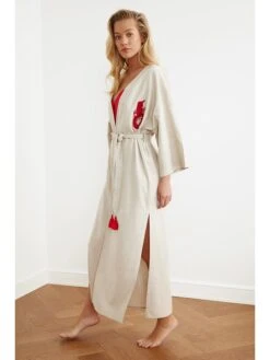 Trendyol Kimono Beige -Gstar Kleding Winkel trendyol kimono beige 2