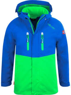 TROLLKIDS 3-in-1 Functionele Jas "Bryggen" Blauw/groen