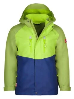 TROLLKIDS 3-in-1 Functionele Jas "Bryggen" Groen/donkerblauw