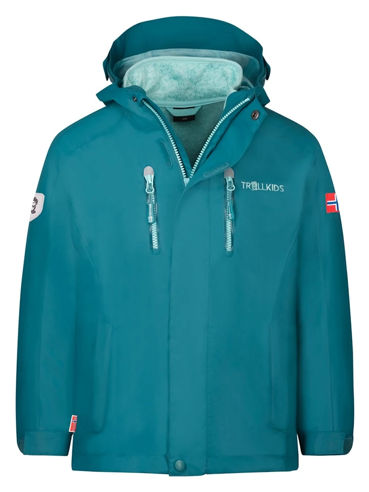 TROLLKIDS 3-in-1 Functionele Jas "Lofoten" Blauw 3 TROLLKIDS 3-in-1 Functionele Jas "Lofoten" Blauw