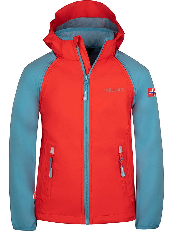 TROLLKIDS Afritssoftshelljas "Rondane XT" Rood 3 TROLLKIDS Afritssoftshelljas "Rondane XT" Rood
