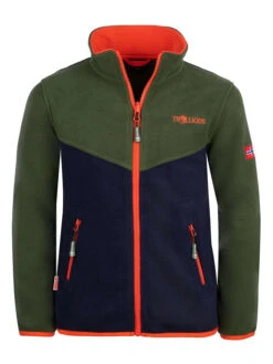 TROLLKIDS Fleece Vest "Oppdal XT" Kaki