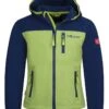 TROLLKIDS Fleece Vest "Stavanger" Donkerblauw/groen -Gstar Kleding Winkel trollkids fleece vest stavanger donkerblauw groen