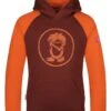 TROLLKIDS Hoodie "Alesund" Bordeaux/oranje -Gstar Kleding Winkel trollkids hoodie alesund bordeaux oranje