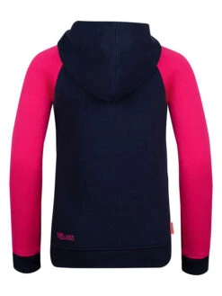 TROLLKIDS Hoodie "Stavanger" Donkerblauw/roze -Gstar Kleding Winkel trollkids hoodie stavanger donkerblauw roze 1