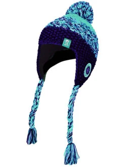 TROLLKIDS Muts "Borgund" Donkerblauw/mintgroen