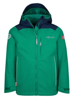 TROLLKIDS Regenjas "Bergen" Groen